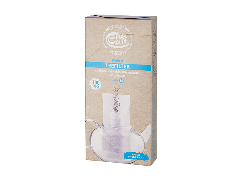 Filtro de té, papel, largo