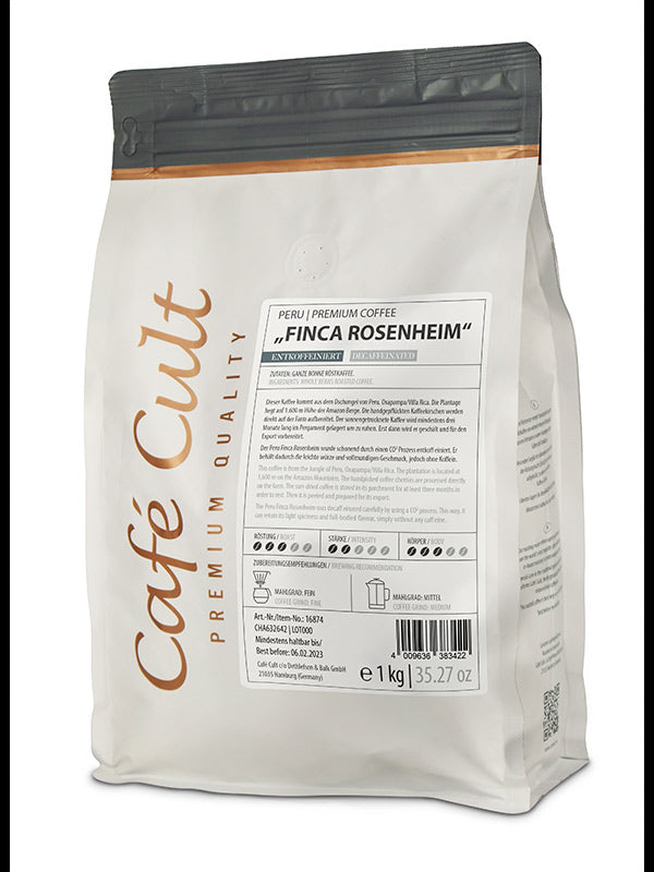 Café Perú Gourmet "Finca Rosenheim" Descafeinado