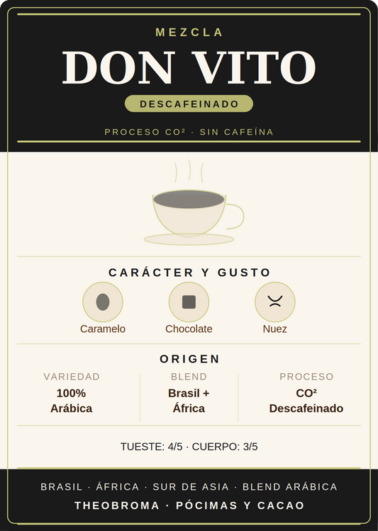 Café Descafeinado Espresso "Don Vito"