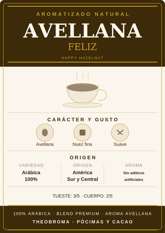Café Aromatizado Natural Avellana Feliz