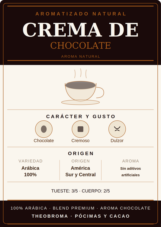 Café Aromatizado Natural Crema de chocolate