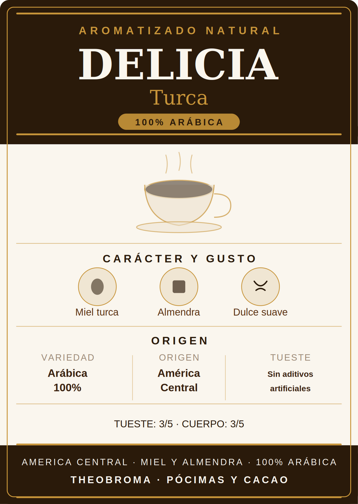 Café Aromatizado Natural Delicia Turca