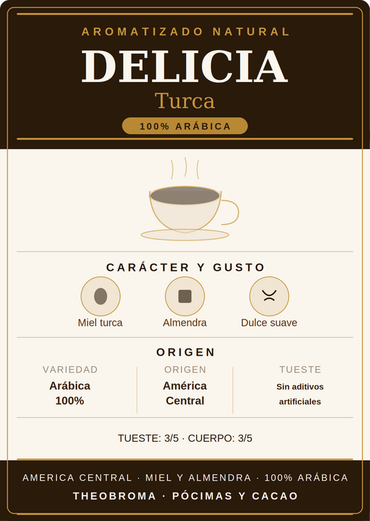 Café Aromatizado Natural Delicia Turca
